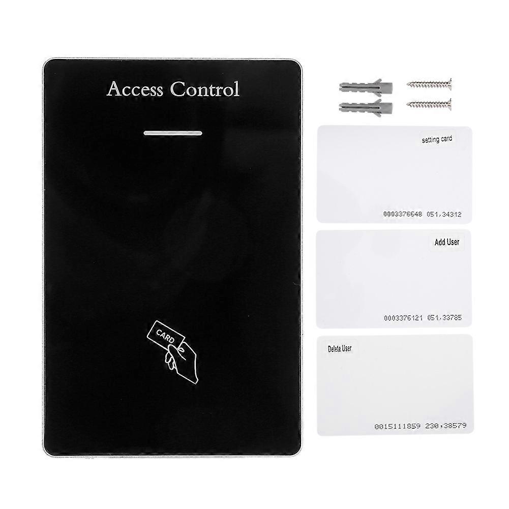 125KHZ RFID Access Control Kit 10000 Users Wiegand26 Card Reader Machine Security Entry Door Opener