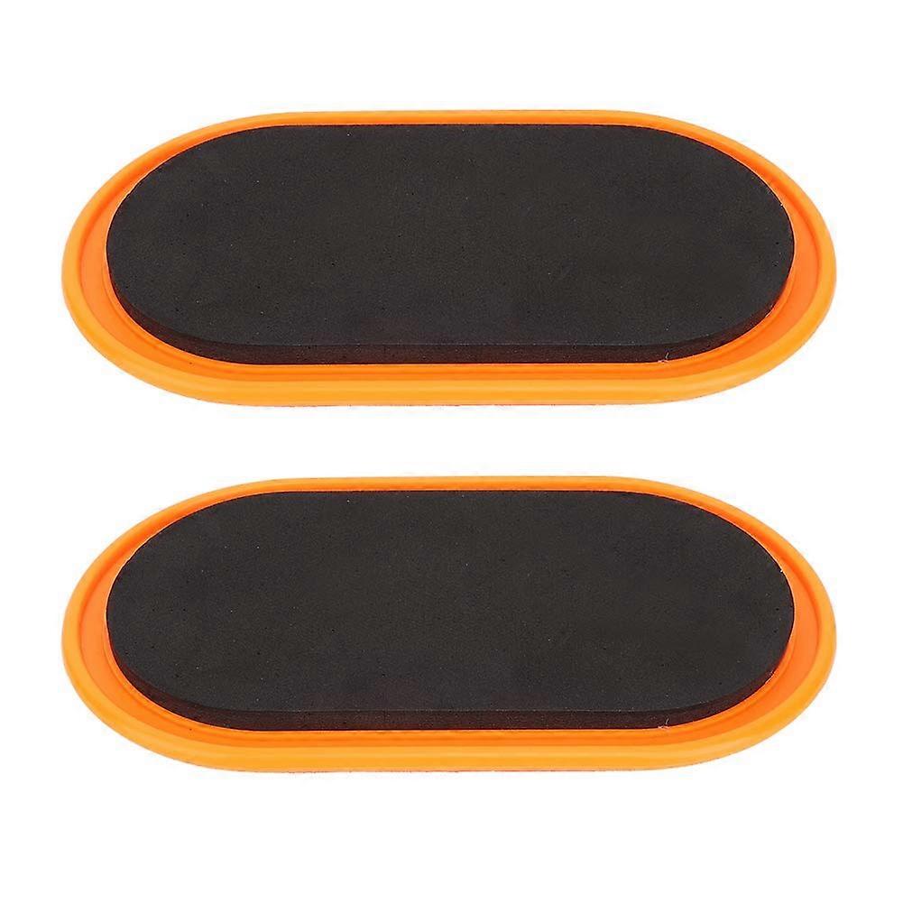 Fitness Sliders Two-Piece Oval Yoga Sliding Disks For Exercise And Core Training
