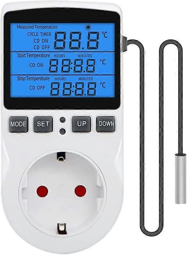 Digital Thermostat Plug, Temperature Control with Sensor