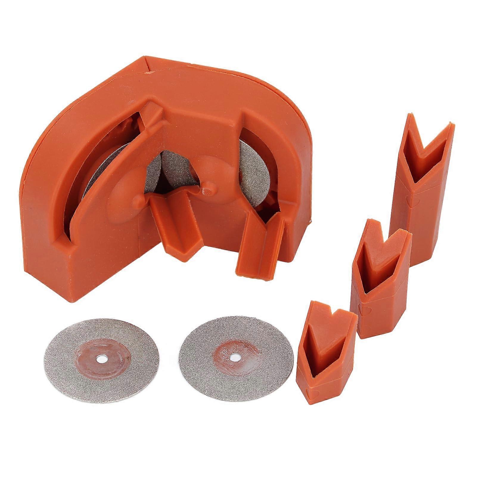 Multipurpose Drill Bit Grinding Sharpener Tool for Kitchen Cutters, Adjustable Angle, Durable Steel Construction