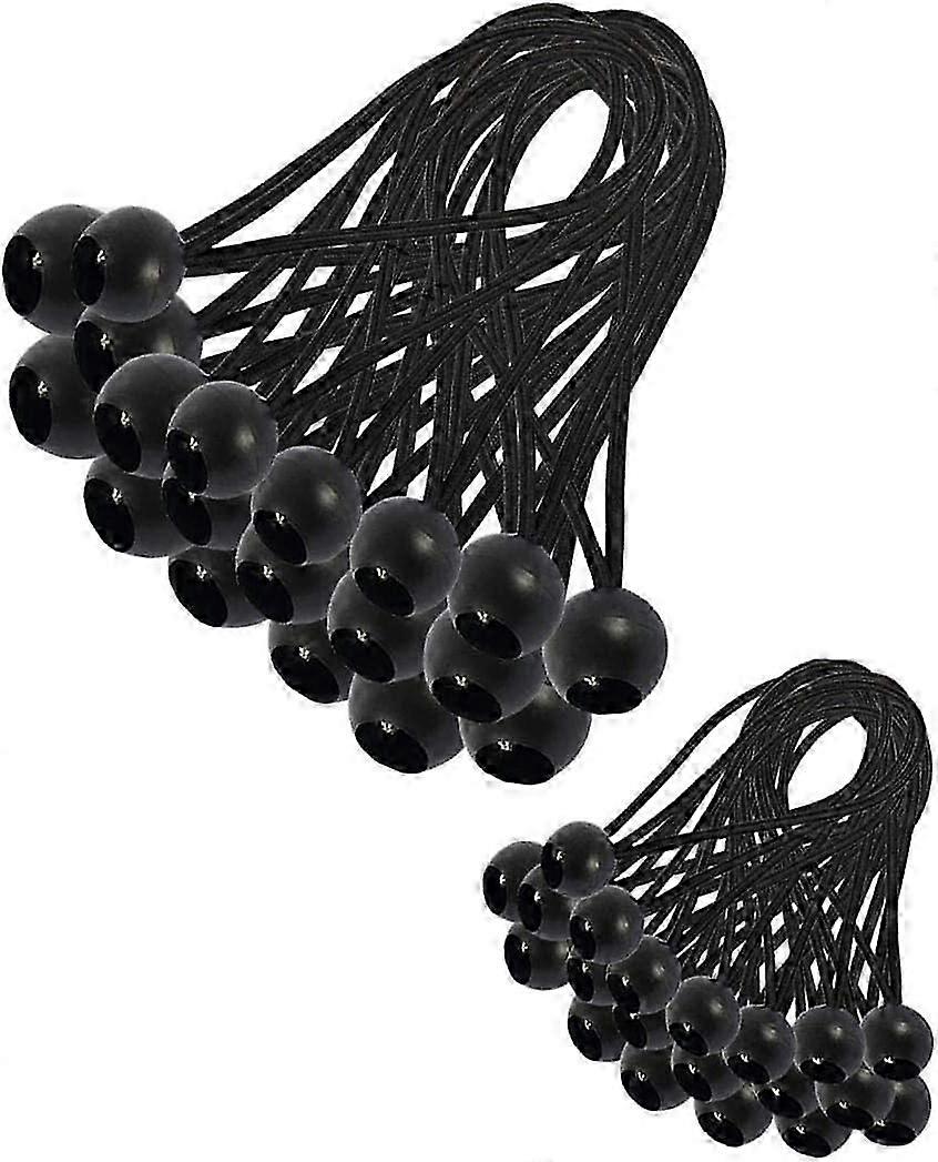 30 Pieces Bungee Cord, Tarpaulin Bungee Cord, Bungee Cord for Pavilion, Harness(200mm and 150mm)