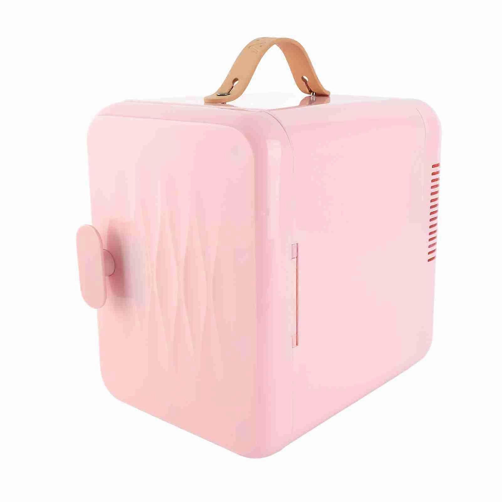 Mini Fridge 2 in 1 Car and Home Use 6L Portable Small Travel Mobile Refrigerator for Apartment Dormitory Office