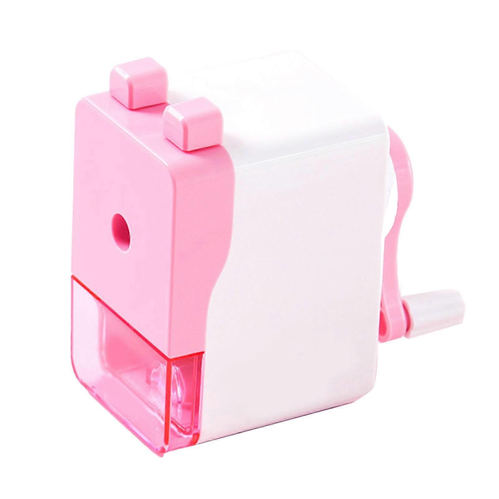 Hand Crank Cute Cartoon Shape Effort Saving Manual Sketch Pencil Sharpener for Students Office Family
