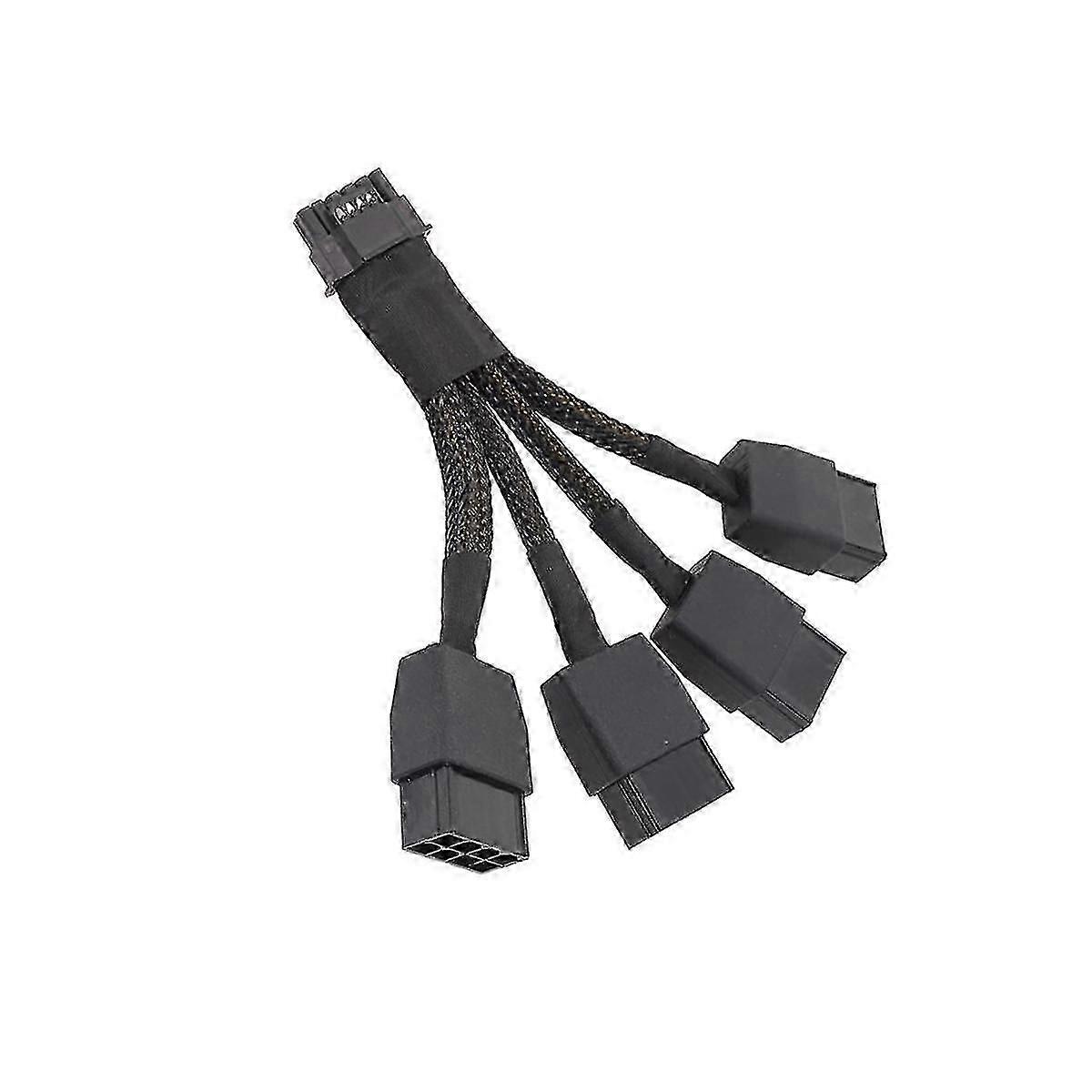 18awg 4x8pin Pci-e To 16pin(12+4) Pci-e 5.0 12vhpwr Connectors 16p Extension Cable For Gpu Rtx4090