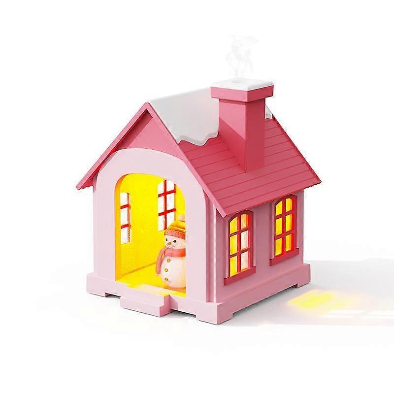 500ML Portable Mini Snow House Humidifier Rechargeable