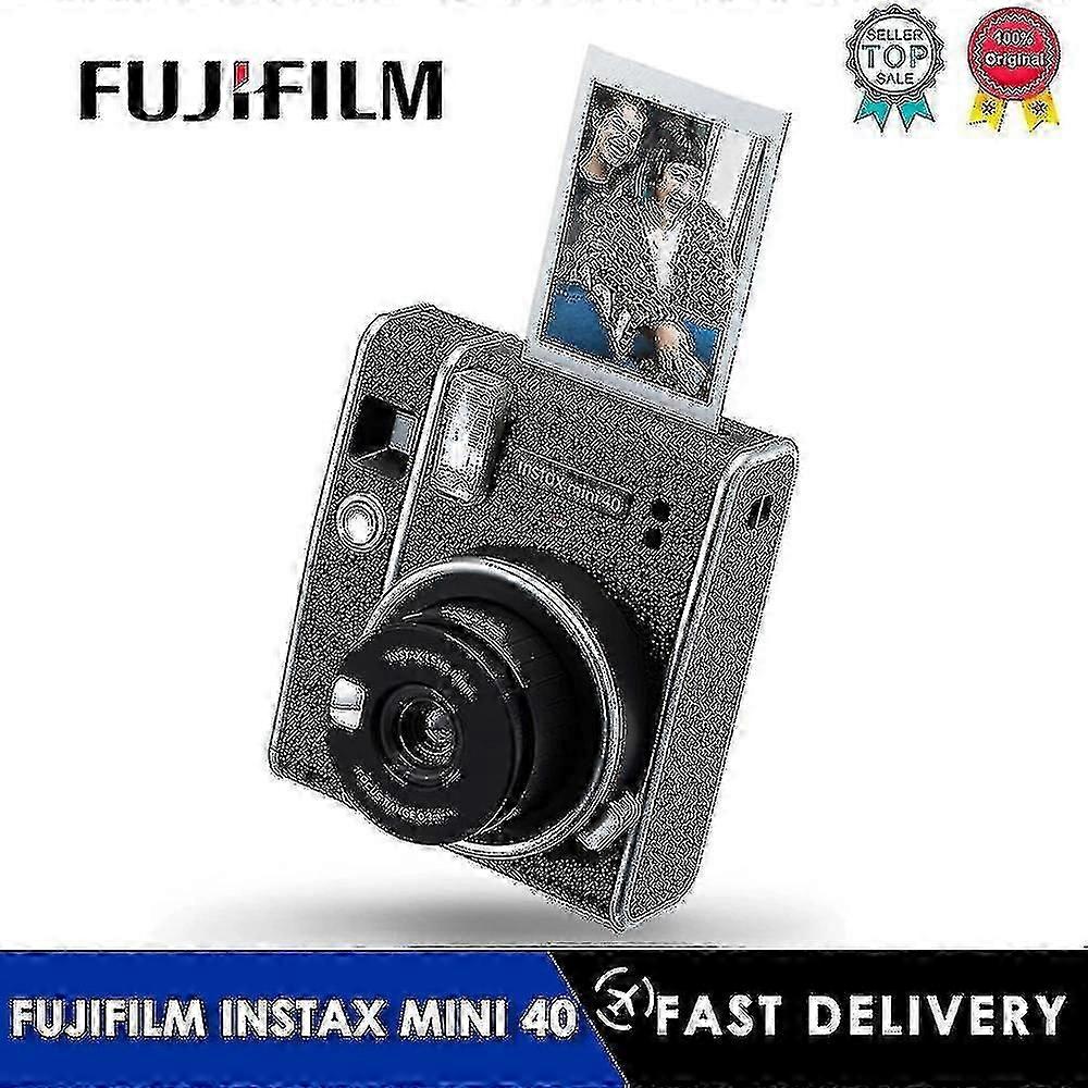 جديد فوجي فيلم إنستاكس ميني 40 كاميرا فورية أسود وفوجي فيلم ورق الصور / فوجي ففيلم الأسود و Whi