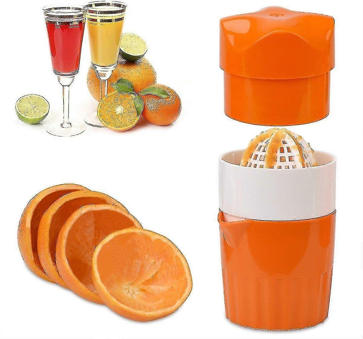 Citrus Juicer Orange Squeezer, Manual Juicer,hand Juicer,orange Juicer With Strainer And Container, For Lemon,orange,lime,citrus