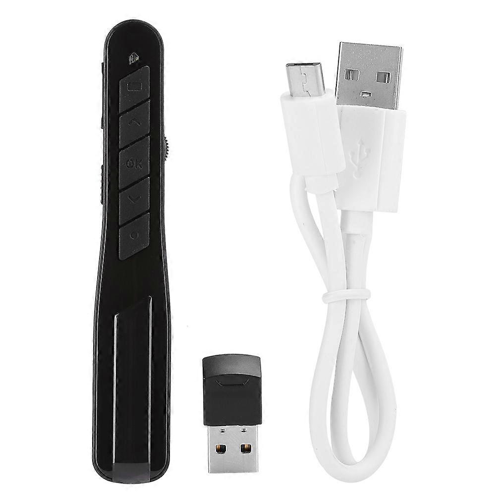 Wireless Presenter 2.4G Electronic Pointer Laser Red Light Projection Multifunction Conference