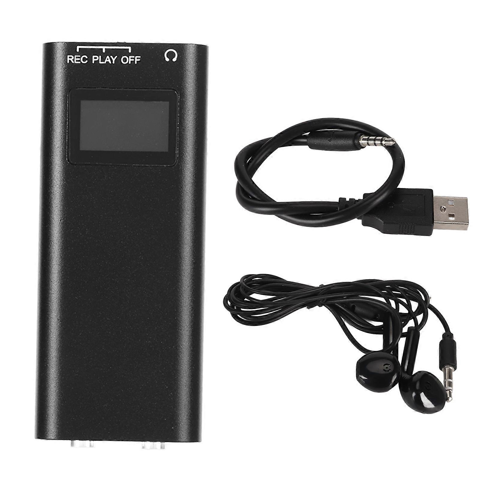 Magnetic Voice Intelligent HD Noise Reduction MP3 Digital Voice Activated Recorder for Work Study
