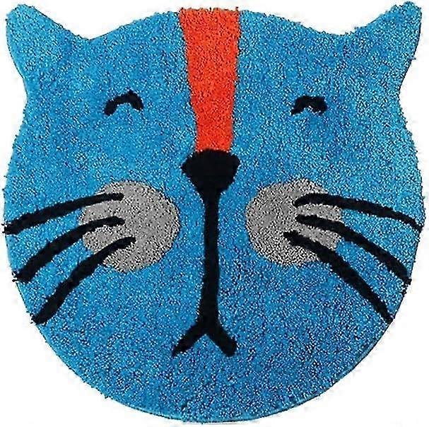 Cute Shape Microfiber Absorbent Bathroom Mat, Cat