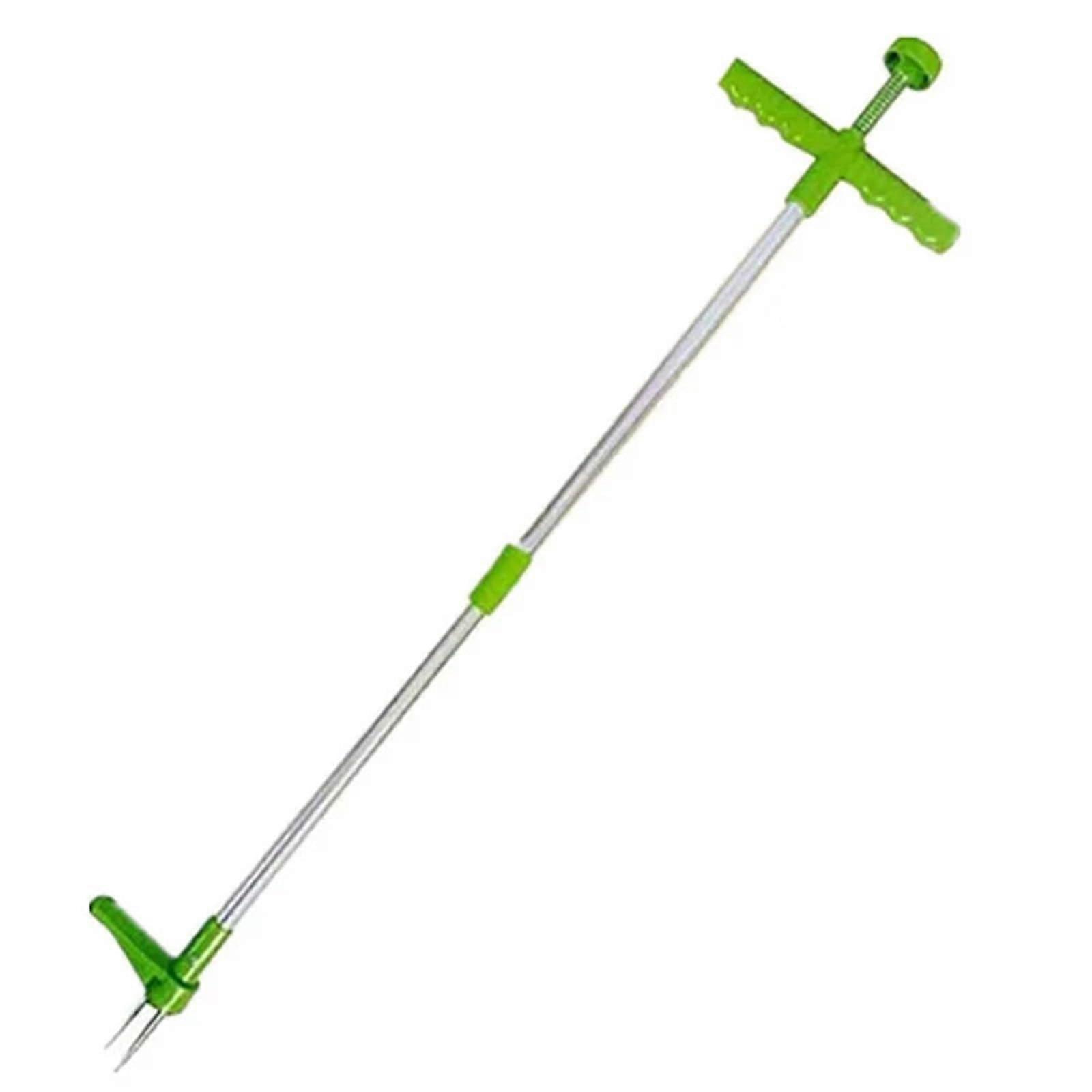 Portable Weed Puller Manual Weeder Tool for Garden Weeding with Standing Design and Free Rooting Shovel, Outdoor Use