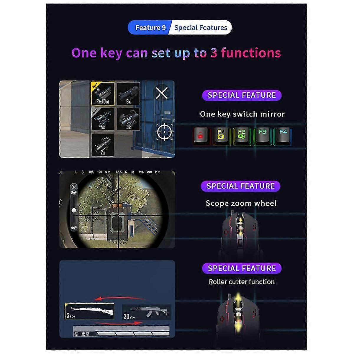 NEW M1-Mini Keyboard & Mouse Converter V 5.2 Automatic Pressing