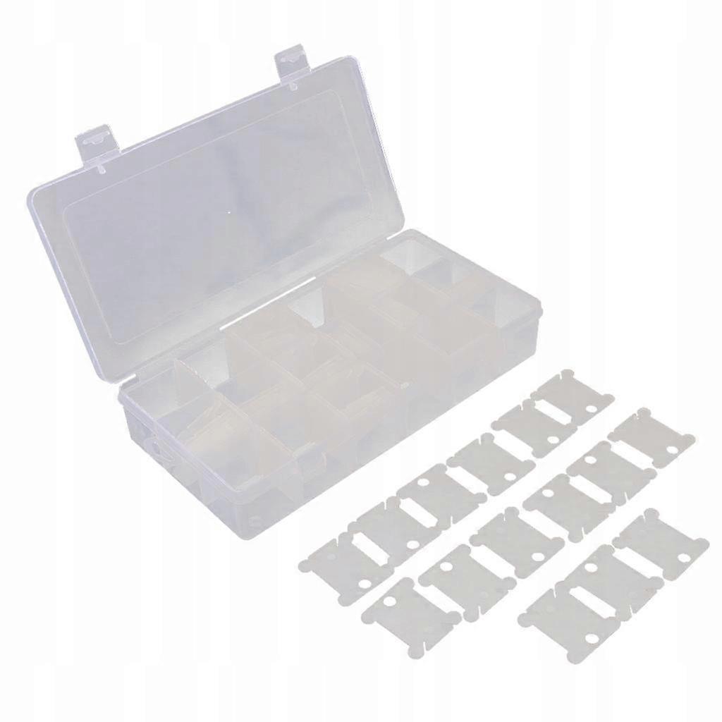 Embroidery Thread Organizer Box With 120 Pieces Of Thread Card Winding Card