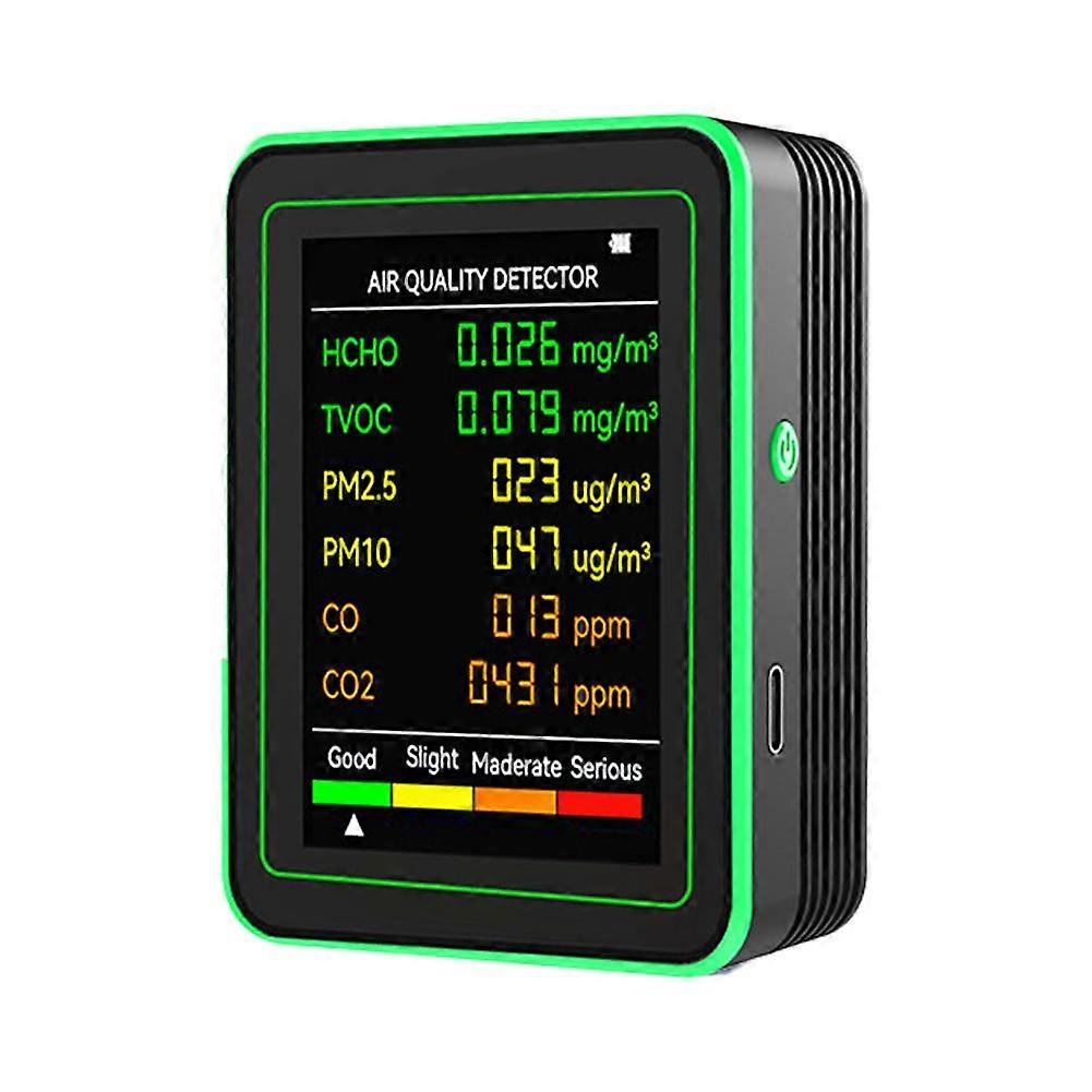 Formaldehyde Detectors 6-in-1 Ppm 2.5 Carbon Dioxide Detectors
