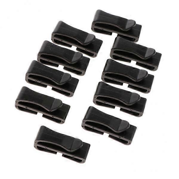 3xQuick-Slip Keeper Buckle Webbing Ending Clip for Bag Adjusting Strap 29mm