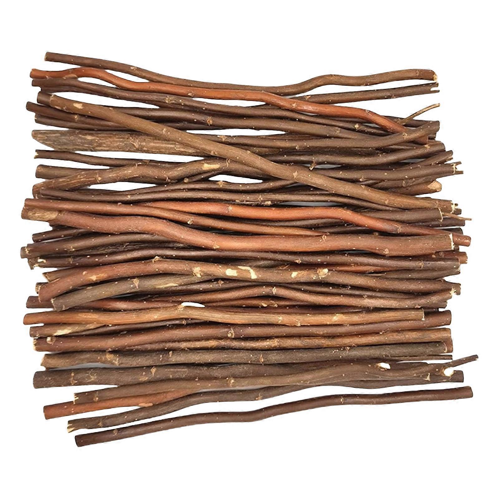 50Pcs Ξύλο Craft Sticks Στηρίγματα Ξύλο Sticks Ξύλο Χειροτεχνία Sticks Photo Props Craft Sticks Ξύλο μακριά ραβδιά για DIY χειροτεχνία