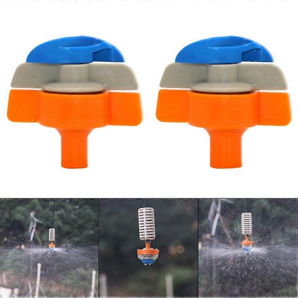 20 x rotating micro sprinklers, inverted atomizer nozzle, rotating nozzle, rotatable 360degree micro sprinkler for backyards, 6/7.5 mm (6.0) 6.0