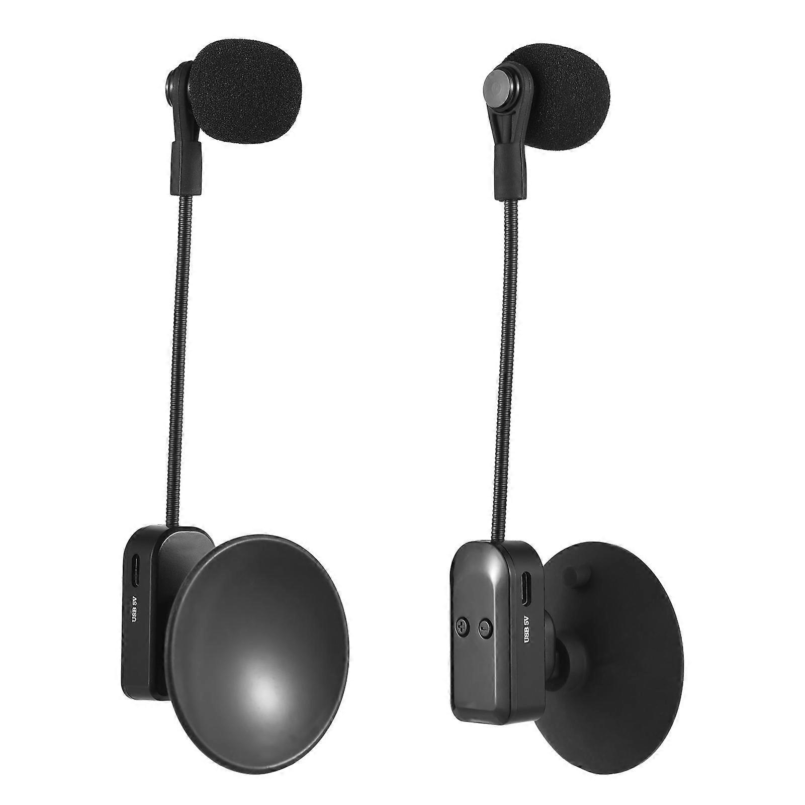 2.4G Wireless Instrument Microphone Receiver with Detachable Suction Cup for Guitar Violin Cello Accordion Speakers Voice Amplifier Pickup Stage Perf