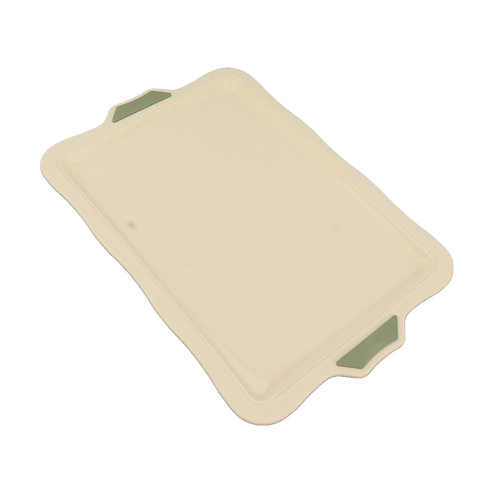 Silicone Baking Trays Square Cake Tin Bread Pans for Baking Non-Stick Silicone Baking Sheets Multi Functional DIY Flat Base Sheet for Home(425 X 280mm