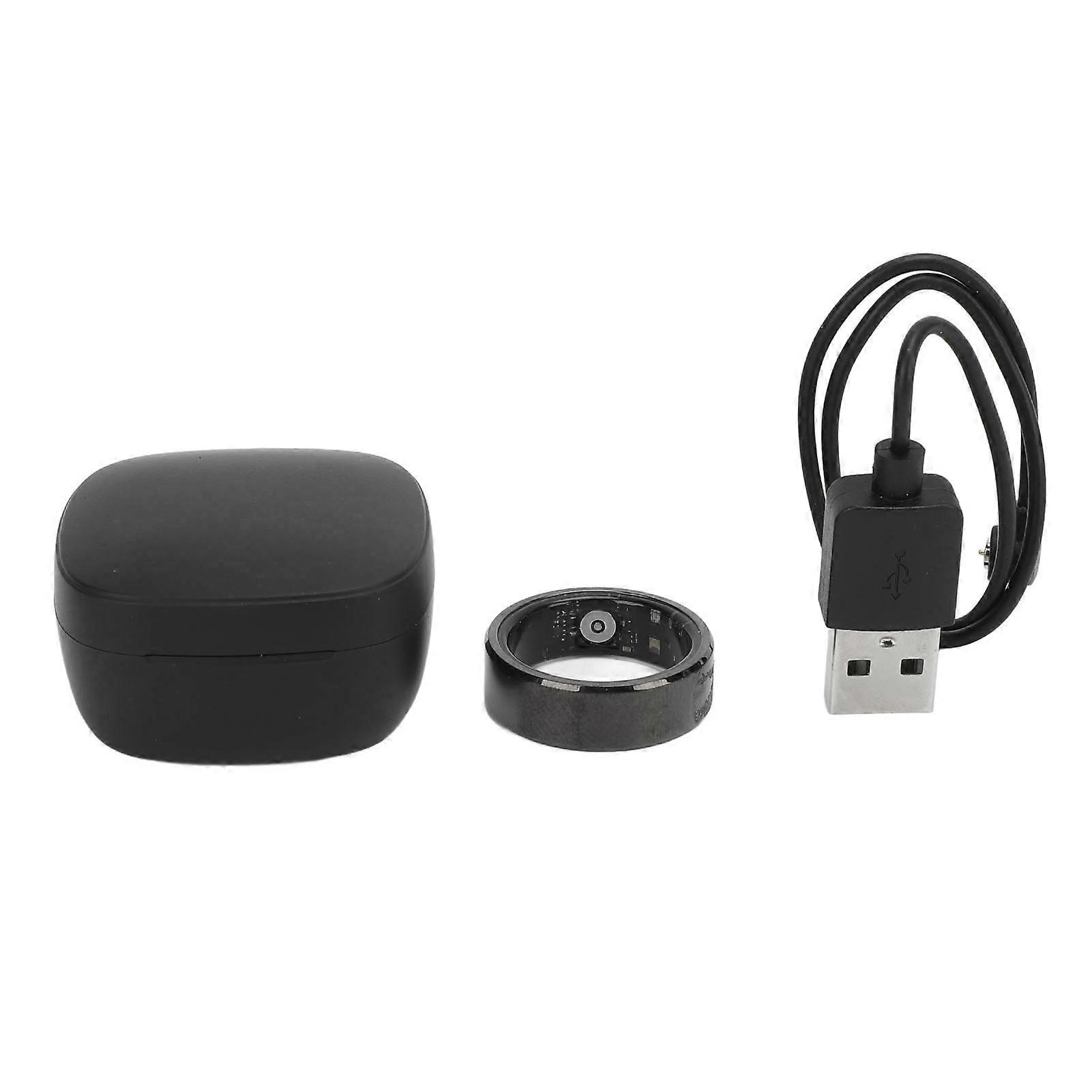 Elegant Smart Ring Fitness Tracker: Health Monitoring, Waterproof, iOS & Android Compatible