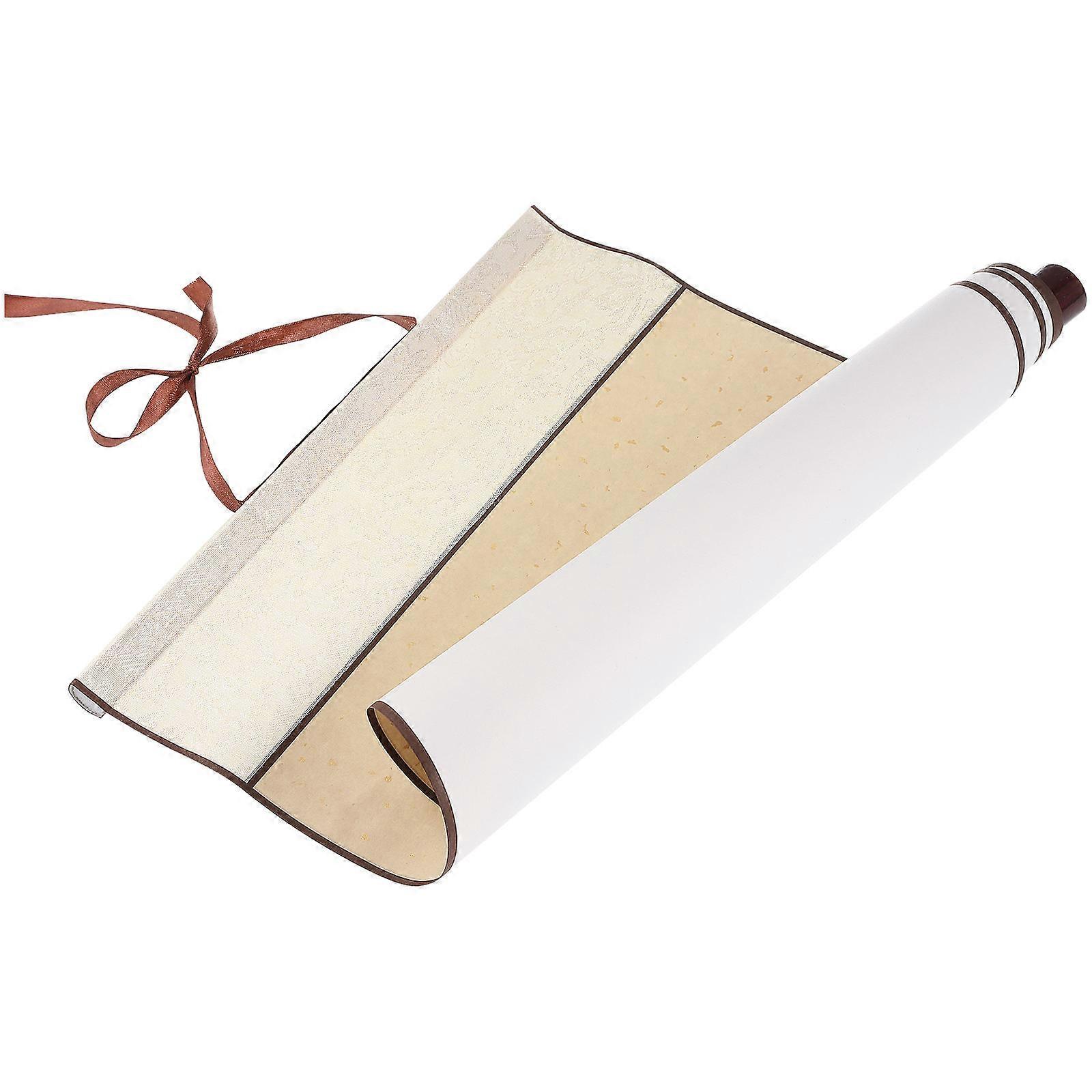 1Pc Blank Mounting Hanging Scroll for Calligraphy Chinese Paper Art Wall Decor