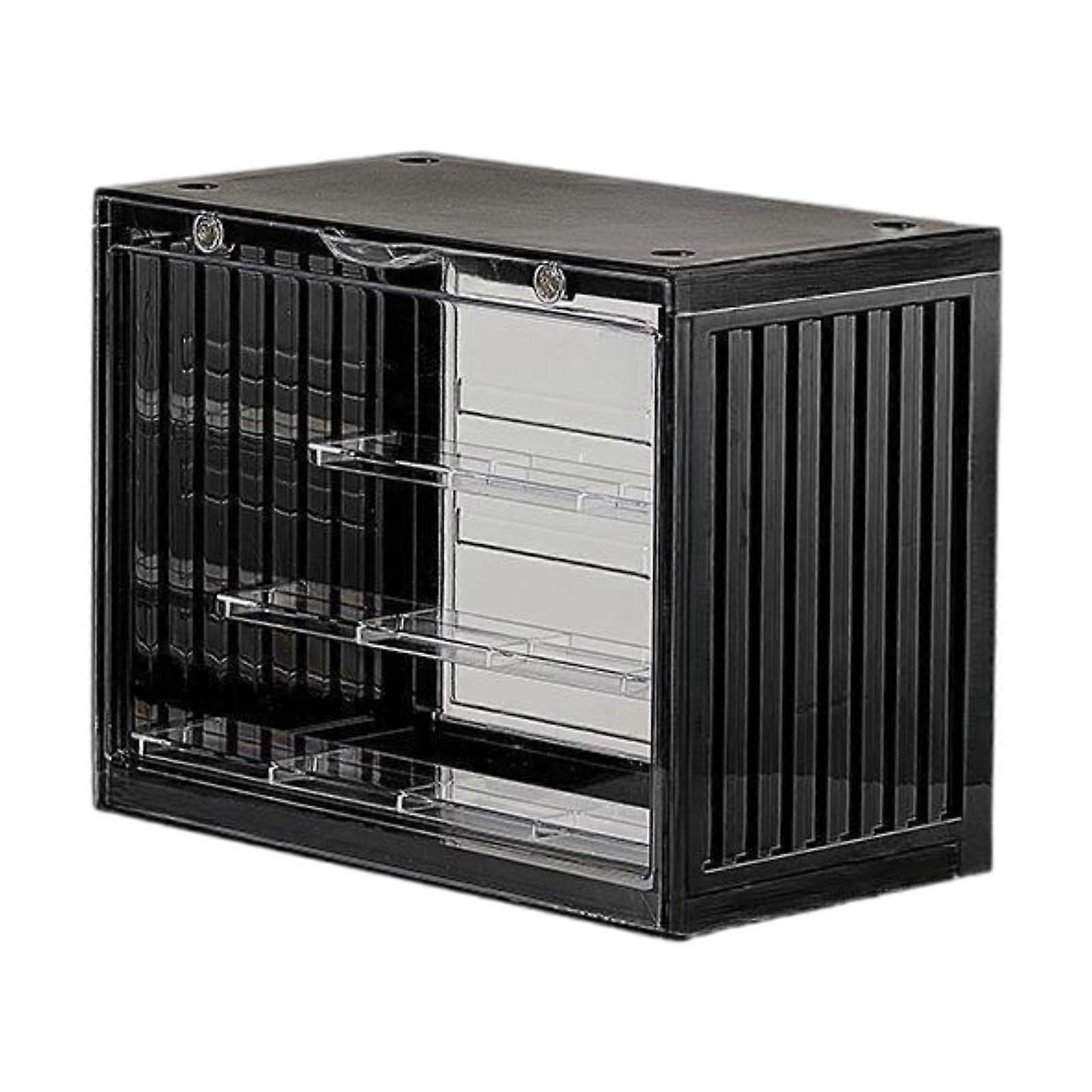 Miniature Display Case Collectibles Display Box Stackable Multipurpose Action