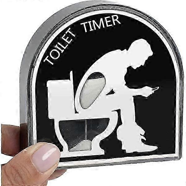5 Minutes Toilet Hourglass Sand Timer, Humorous Sand Clock with Unique Design for Any Bathroom D��cor