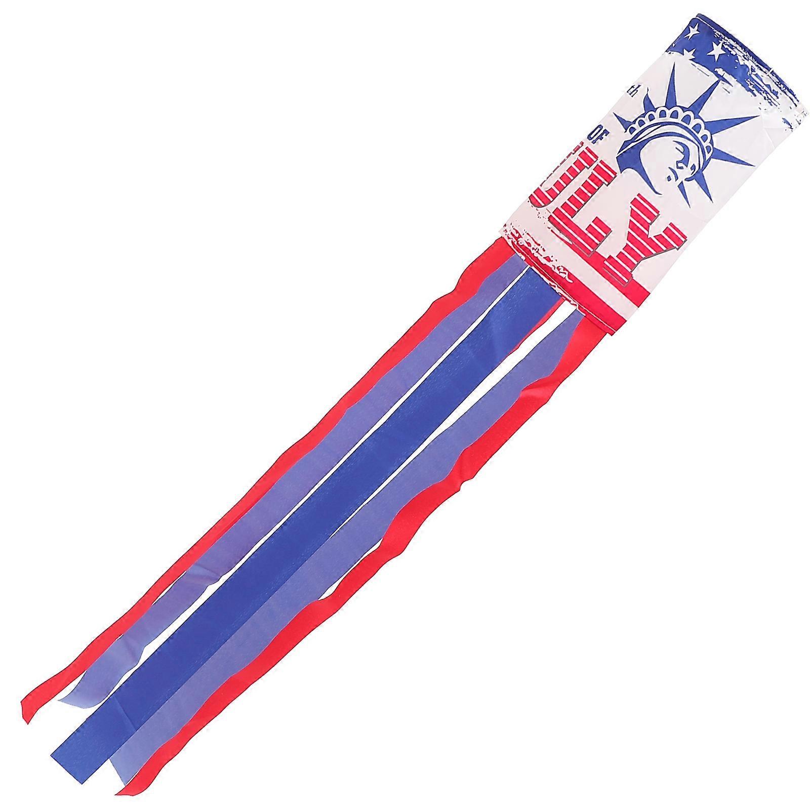 Blue Polyester Windsock for Decor Use Lightweight and Durable for Garden Yard or Street 1Pc