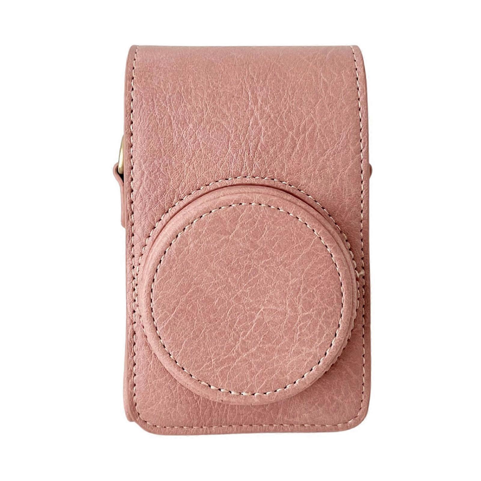 Digital Camera Protective Case PU Leather Camera Storage Bag with Removable Shoulder Strap Compatible with  GR2/GR3/GR3X  G7X2/G7X3  RX100/ZV1/LX10/S