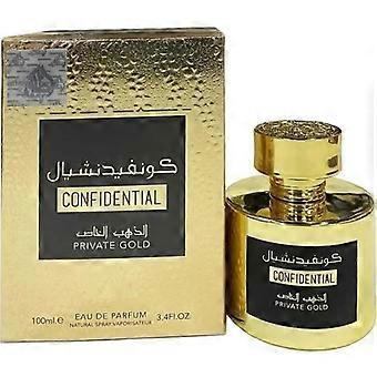 Eau de Parfum - KONFIDENSIELT - PRIVAT GULL - 100 ml - Orientalsk - Amber - Gourmand