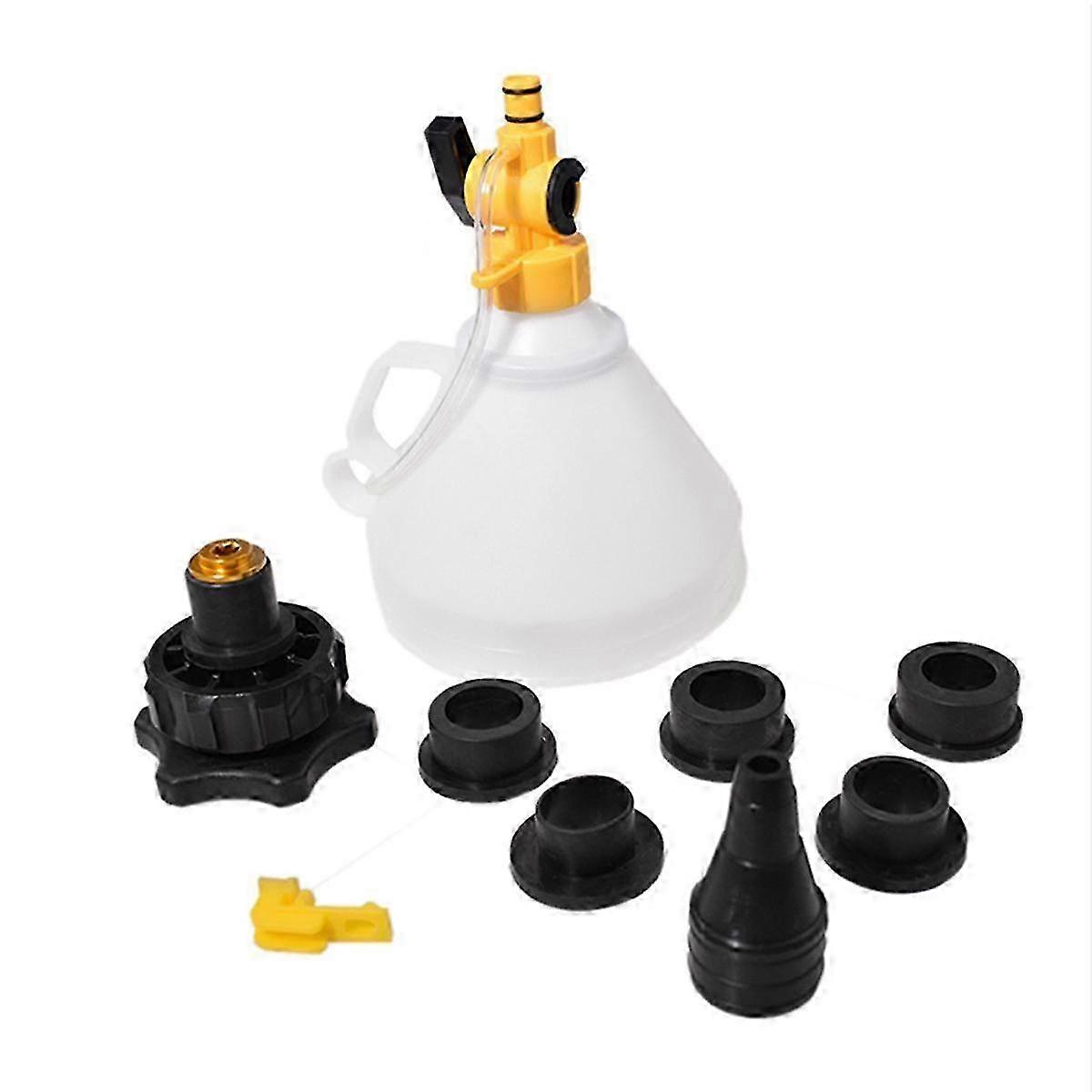 Coolant Radiator Filling Tool Refilling Funnel Tool Kit 5 Adaptor for
