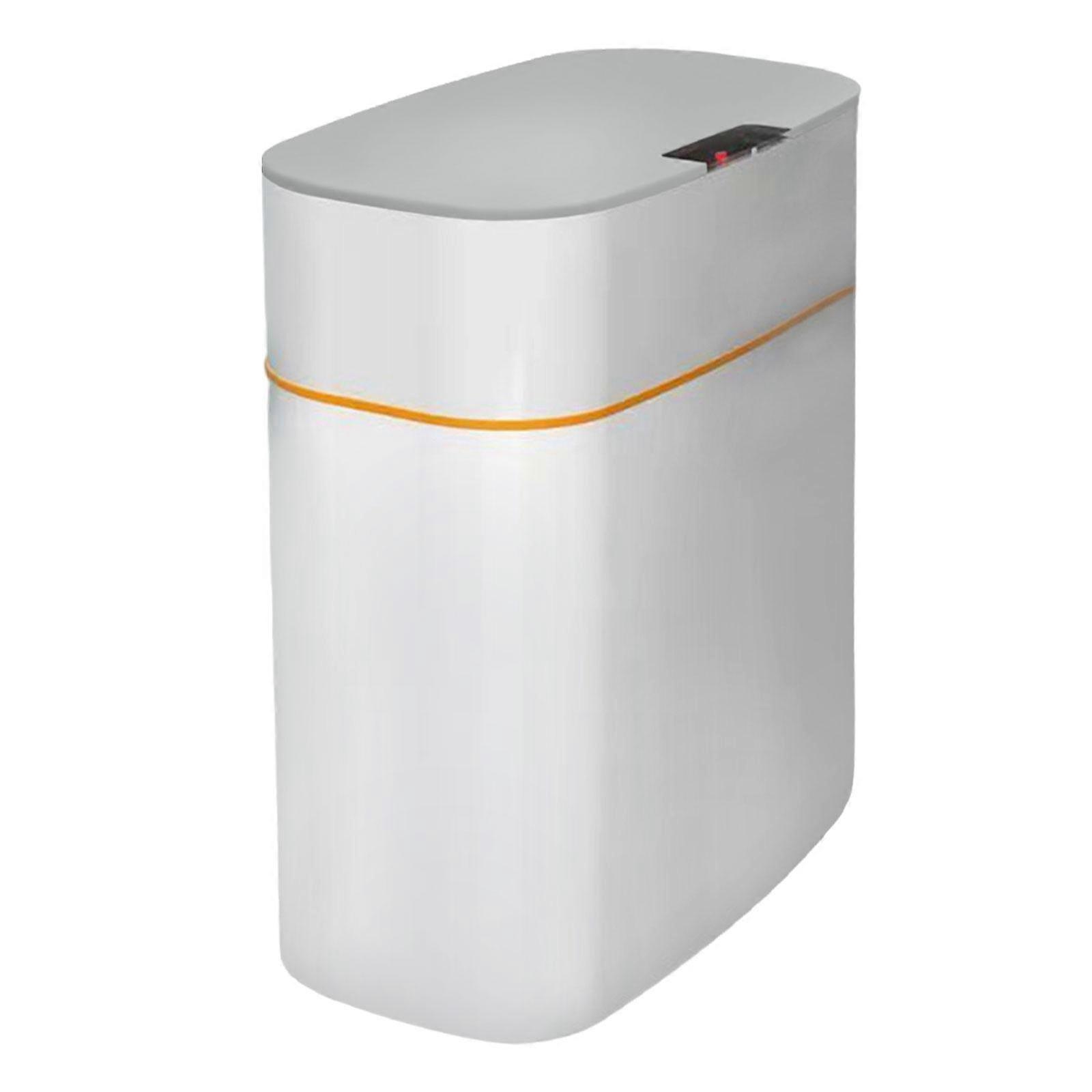 16L Household Dustbin Touchless Automatic Smart Trash white charging