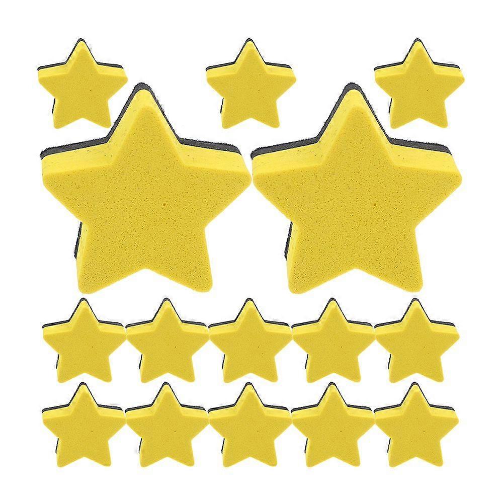 15Pcs Dry Erase Erasers Magnetic EVA Erasers Reusable Whiteboard Erasers for Classrooms