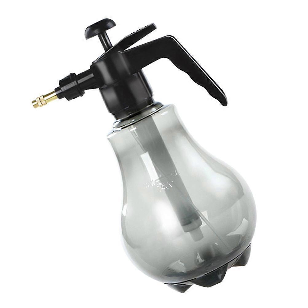 Portable Water Sprayer Air-pressure Spray Bottle Sprayer Empty Kettle Refillable Gardening Tool Grey 1.5L 1Pack