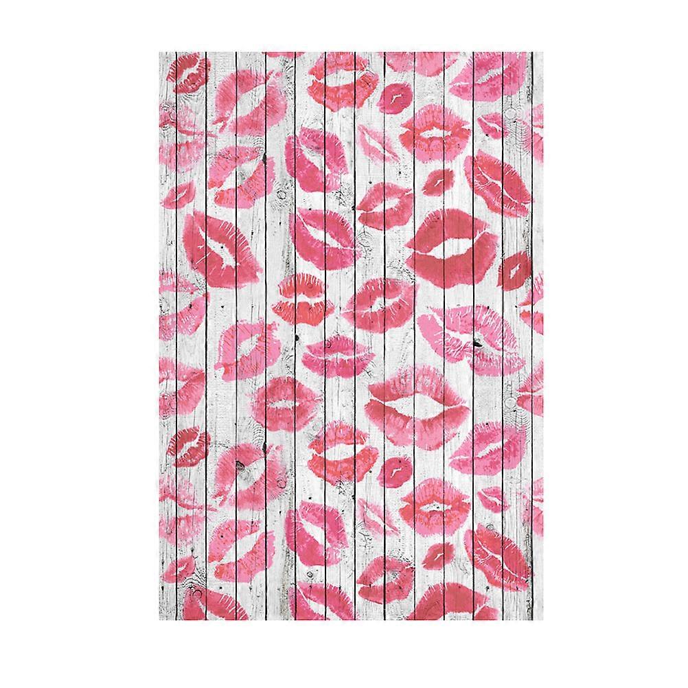 Red Background Cloth Lips Shape Photo Props 0.9*1.5M For Wedding And Party Professional Photography 1Pack