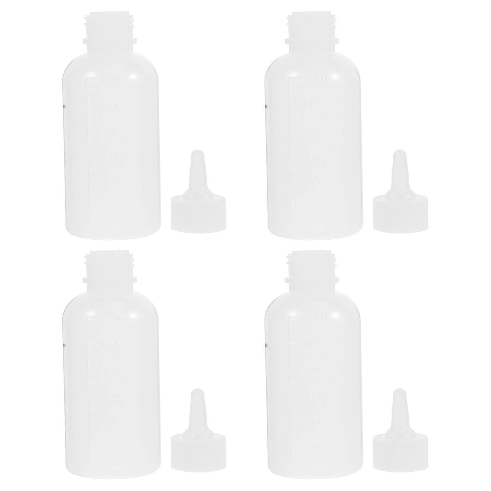 Kitten Bottle Feeding Pet Nursers Compact Design White 4Pcs Reusable Capacity Control