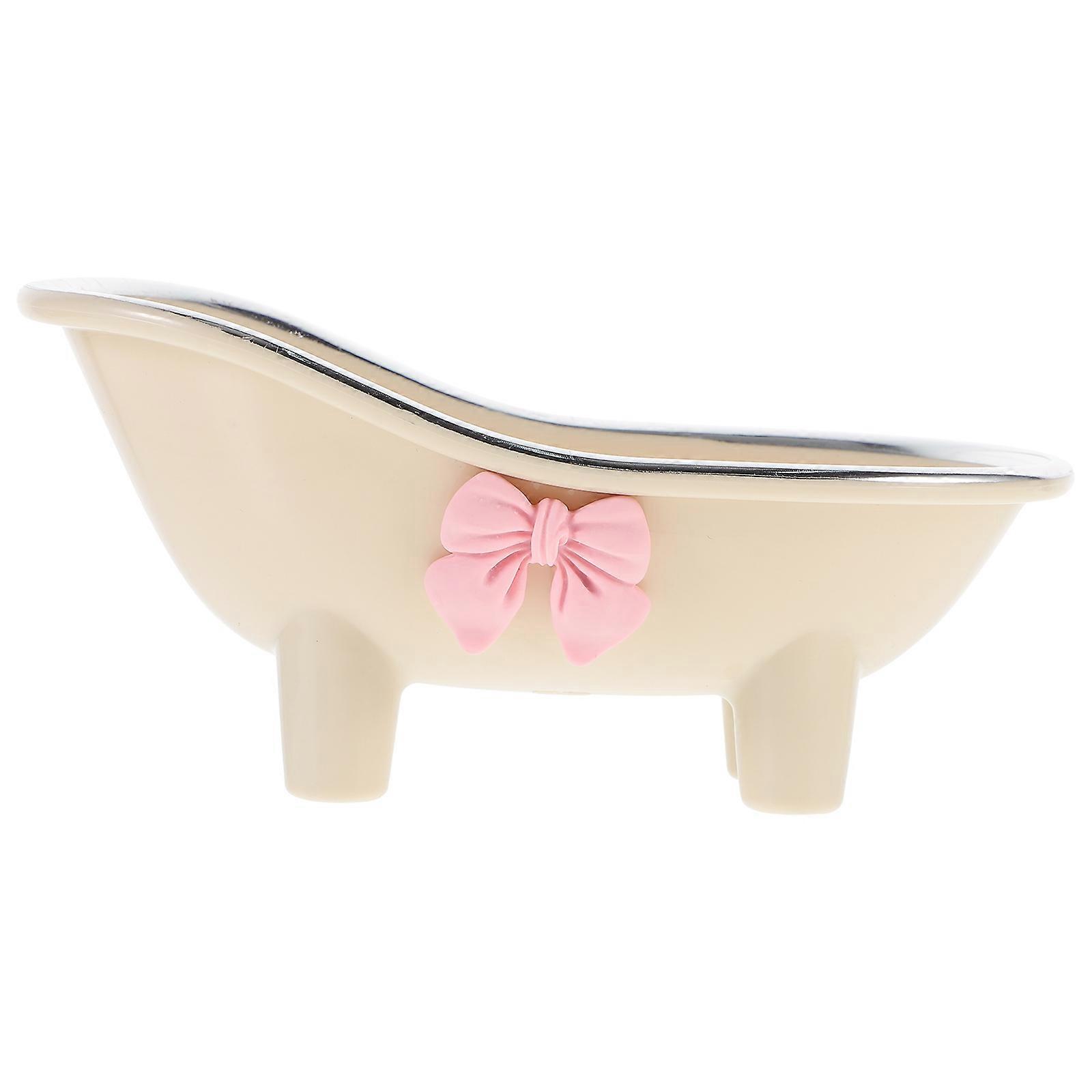 Here's a polished and engaging product description for your **Bathtub Shaped Decorative Soap Dish**:
🛁 **Bathtub Shaped Decorative Soap Holder –