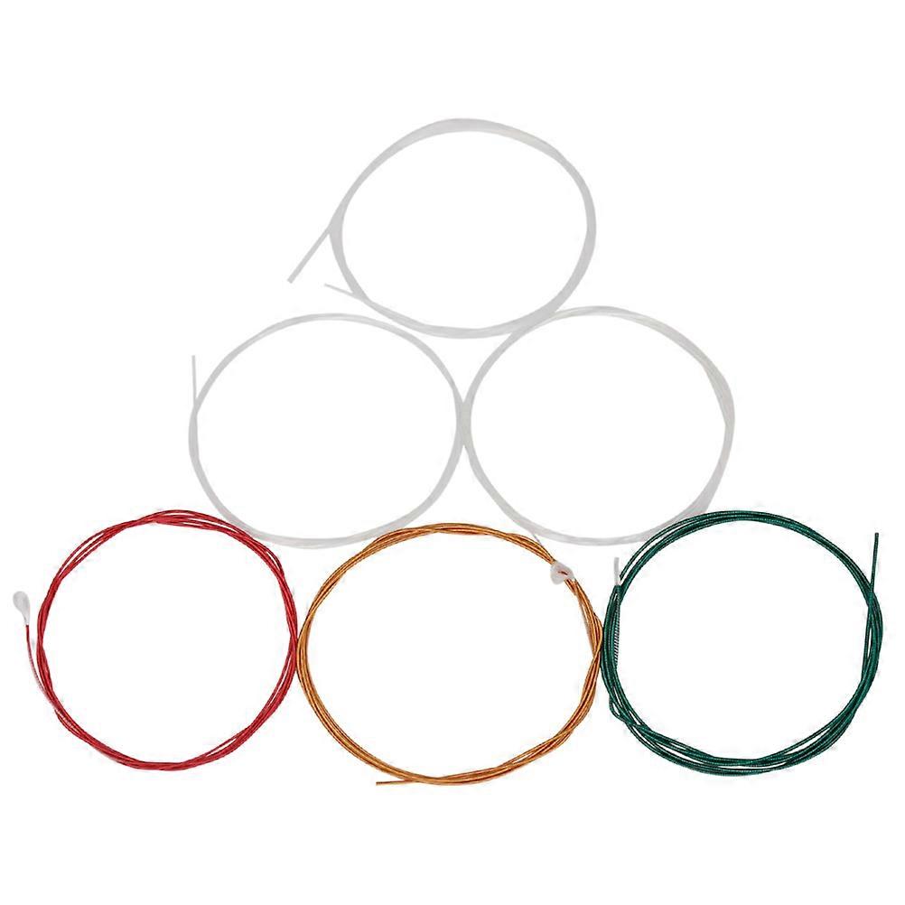 Guitar String Set Nylon Classical Guitar Strings For Music Practice And Performance Assorted Sizes 6Pcs