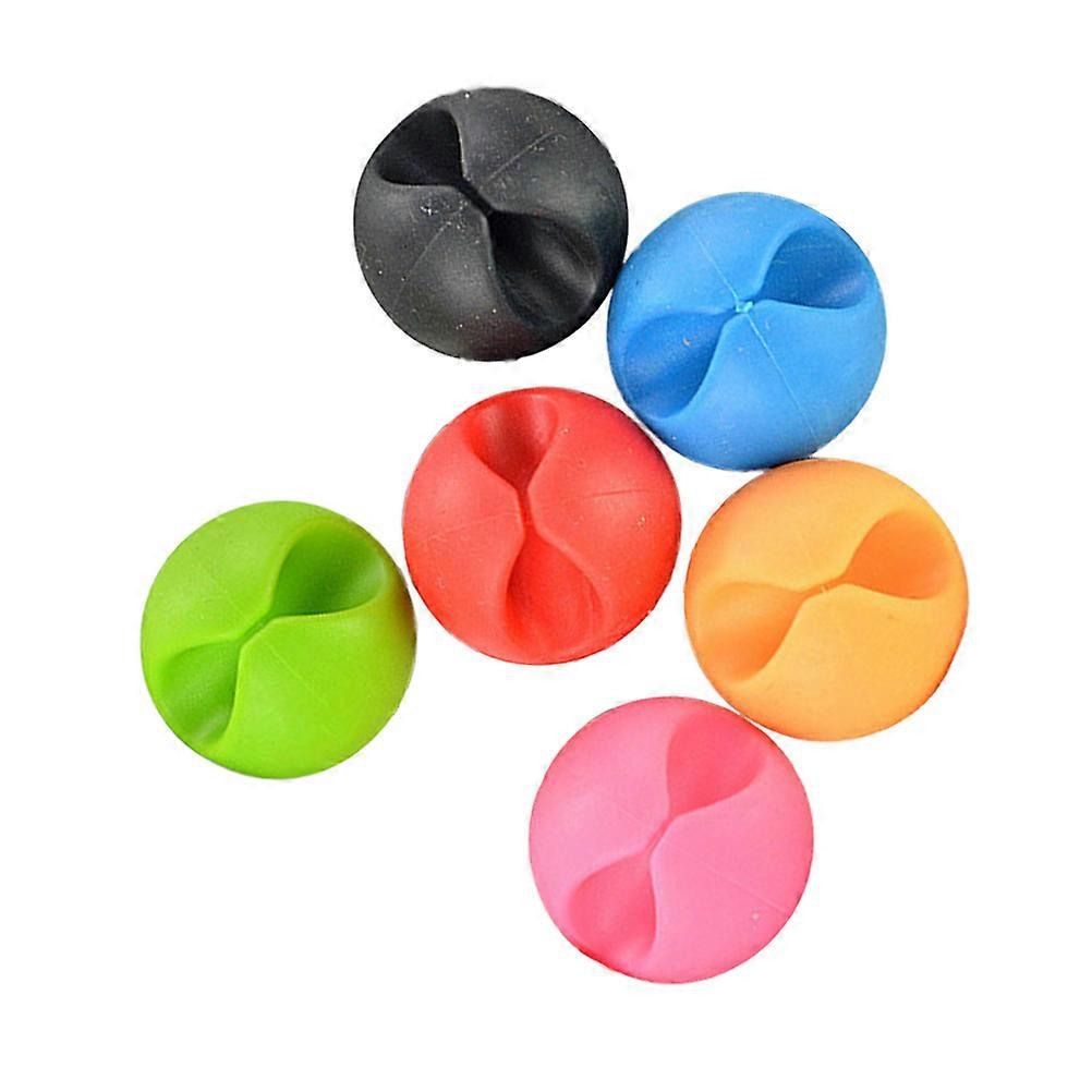 Cable Manager Cable Clip Organizer Desk Organization Wire Organization Assorted Color 24Pcs