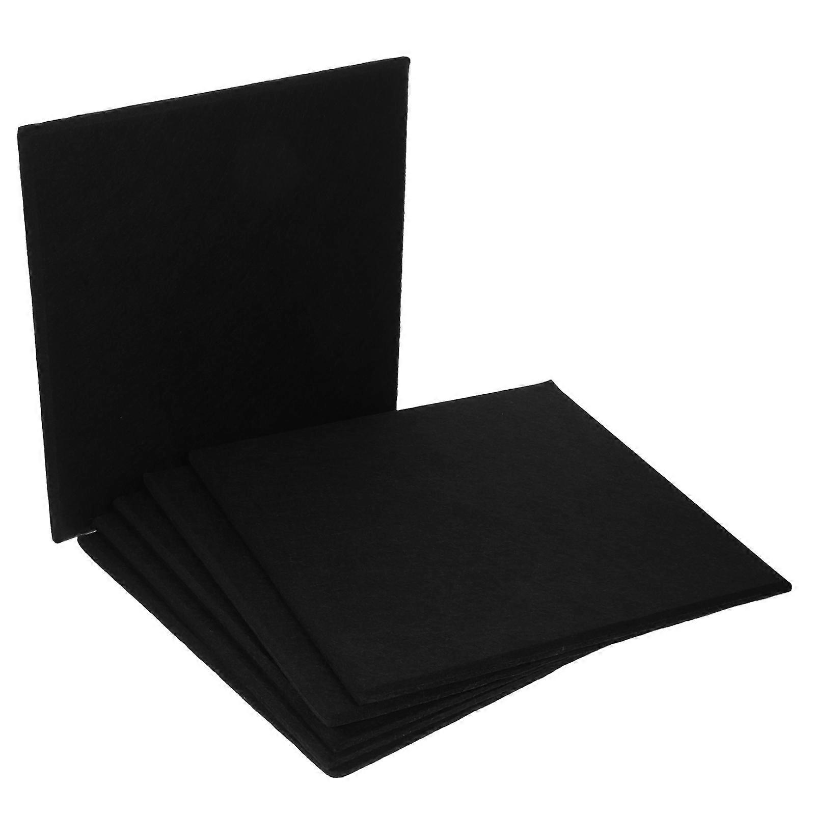 Self-Adhesive Bulletin Board Felt Tiles For Walls Office Workers Homeowners Anti Collision Paddings 11.8X11.8X0.3in 6Set