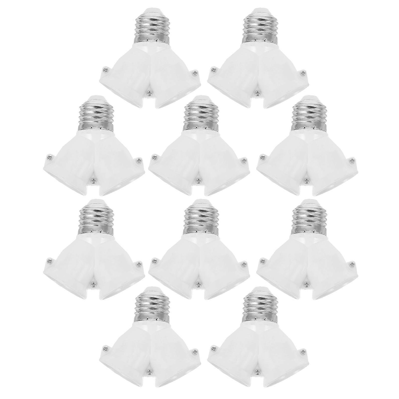 Light Socket Adapter Light Converter Commercial Lighting Round Direction Control 10Pcs