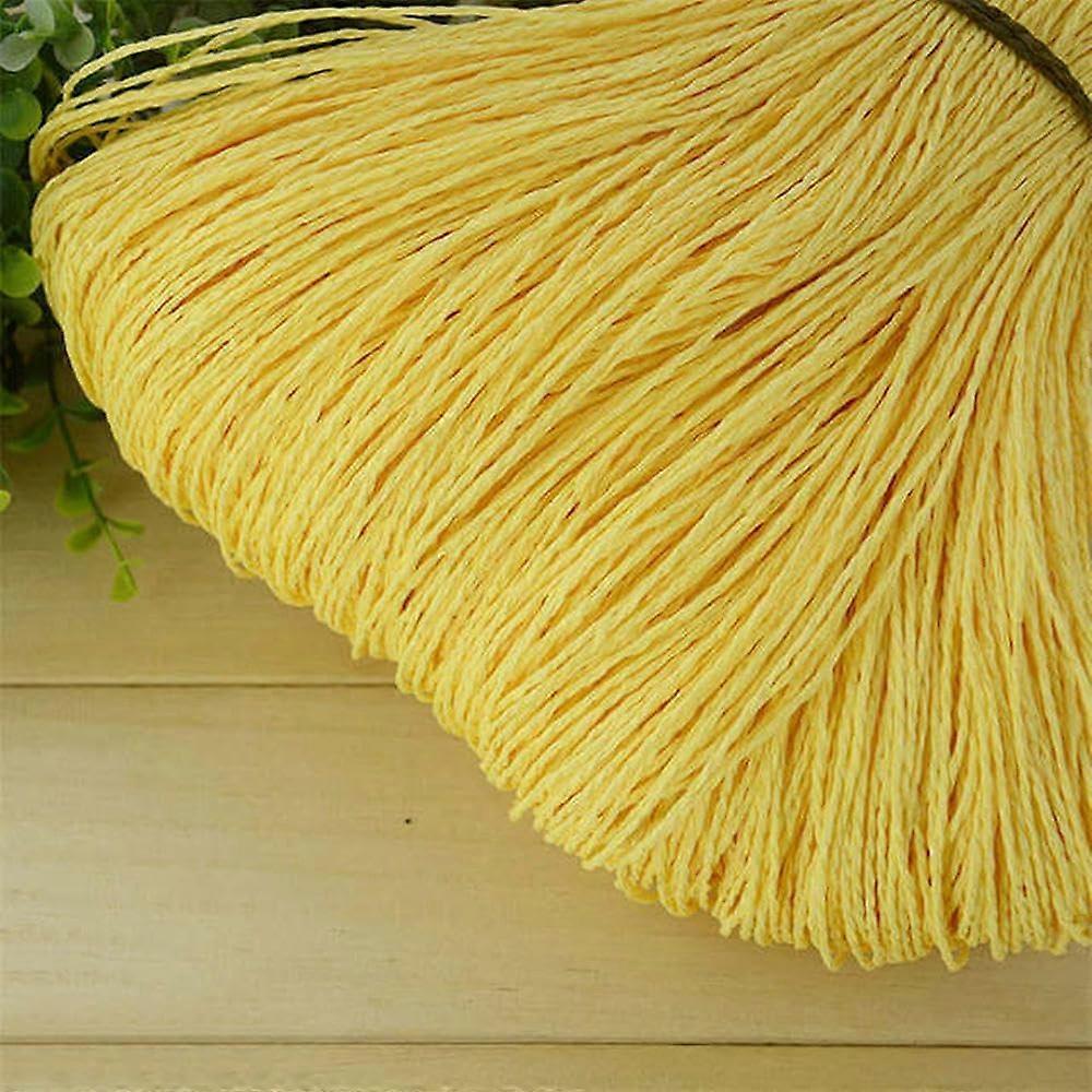 600 米 500 克天然拉菲草草编织、钩针编织、夏帽、手提包、枕头、篮子、针织材料、DIY 工艺品参考: 6799