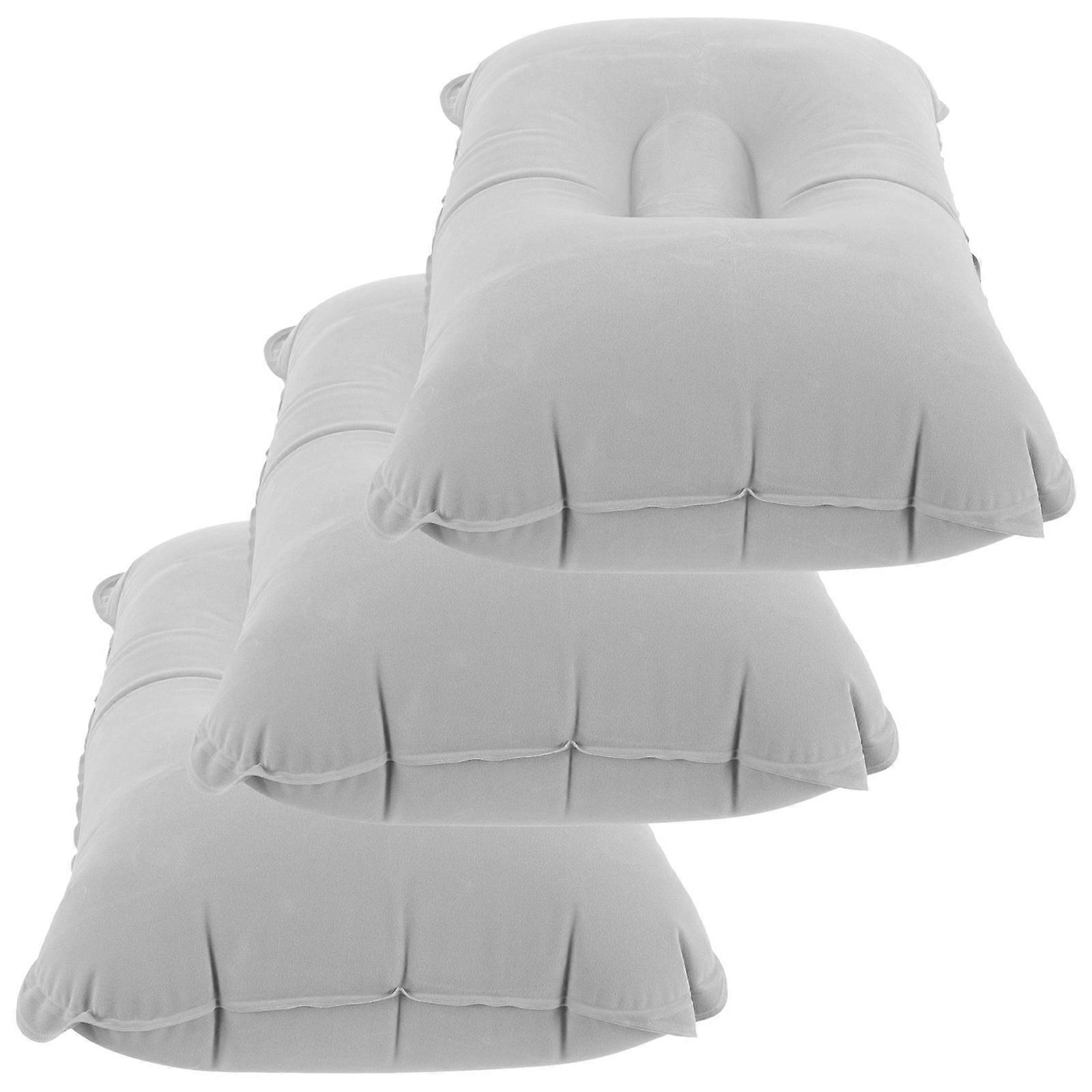 3pcs Inflatable Travel Pillow Cushions for Outdoor Camping – Lightweight Ergonomic Design for Car, Office, and Home Use