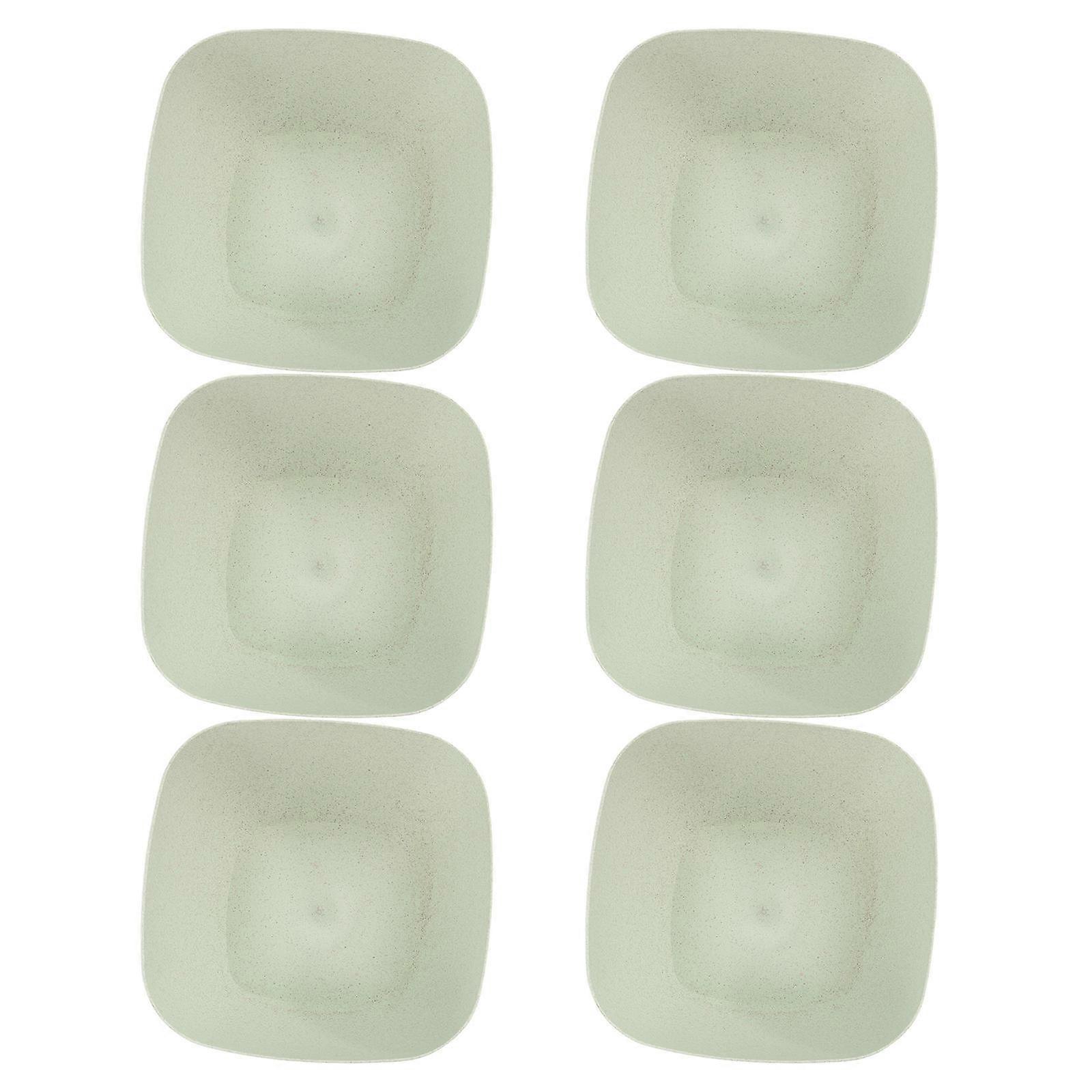 Salad Bowls Serving Bowls Tableware Mealtime 14.5X14.5X7cm Space-saving 6Pcs
