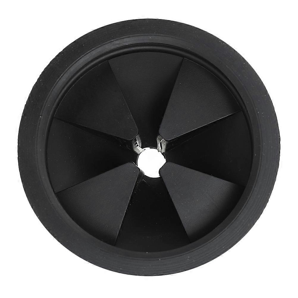 Garbage Disposal Rubber Drain Insert Kitchen Hygiene 8X8CM Black NBR Prevent Splashing 1Pcs