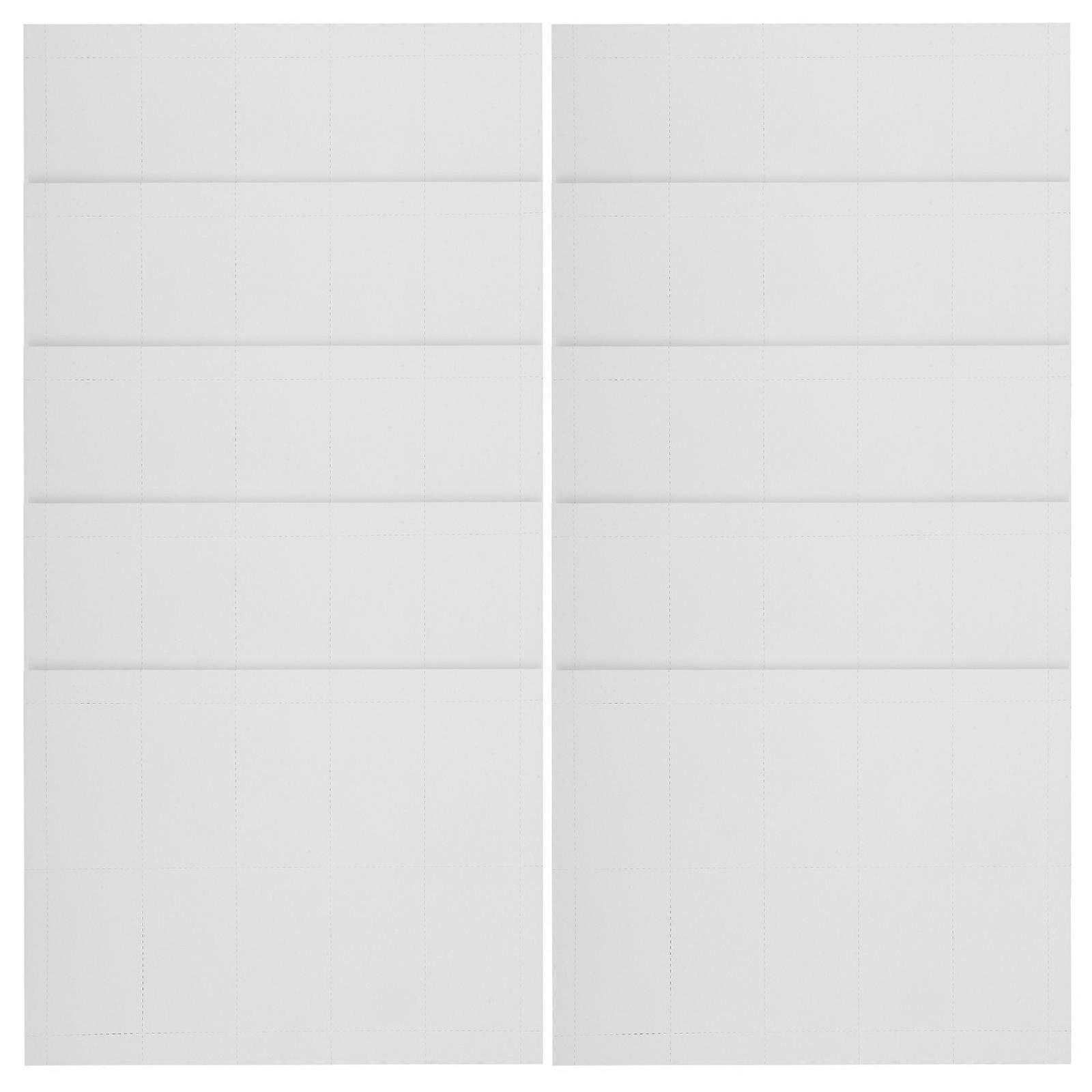 Blank Printer Cards Business Card Printing Paper Small Business Owners Professional Rectangular Tear-Resistant 10 Sheets