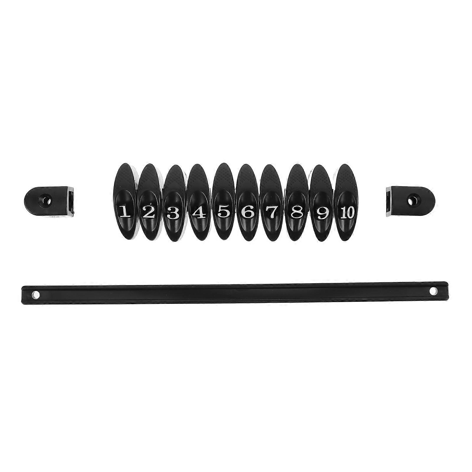 Foosballs Replacement Balls Table Soccer Game for Children Family Gatherings Indoor Play Black 22.00X4.00X2.50CM Scoring System 1Pcs
