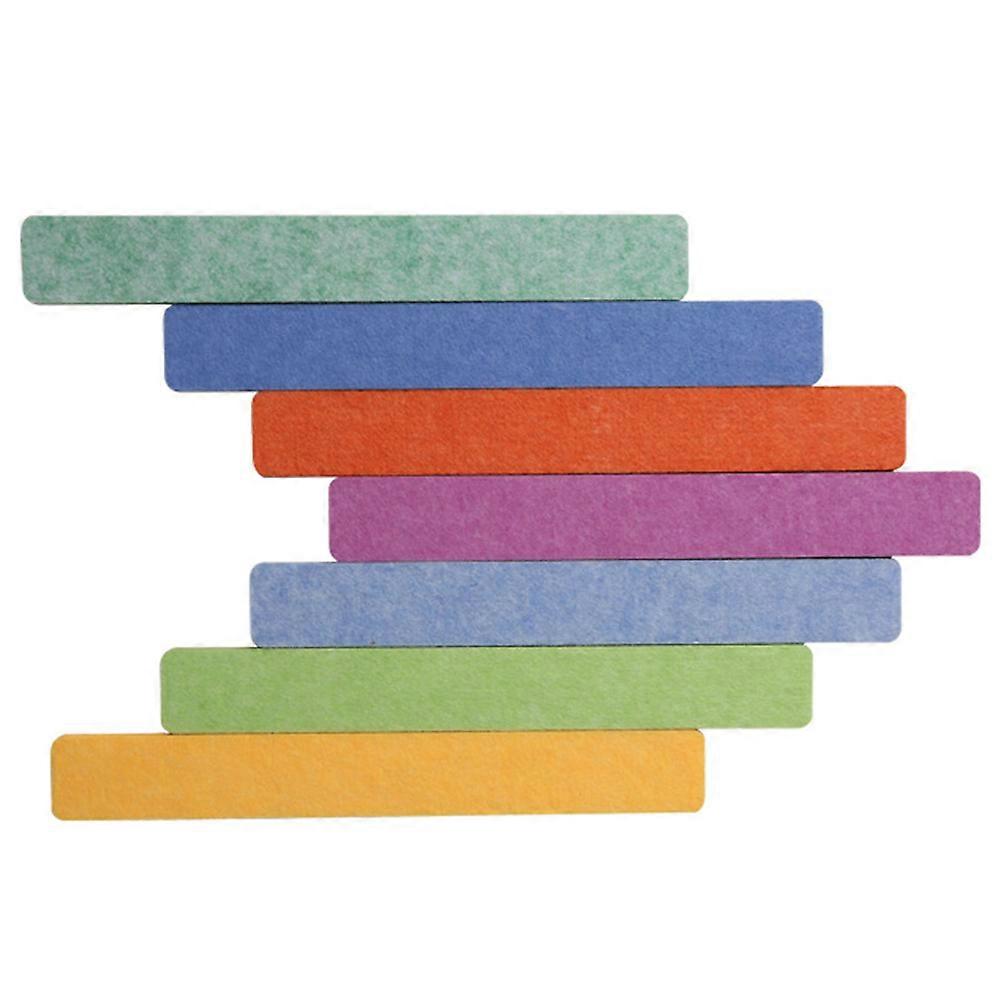 Felt Memo Strip Bulletin Board Strips Hanging Keys Home Office Assorted Color 7Pcs