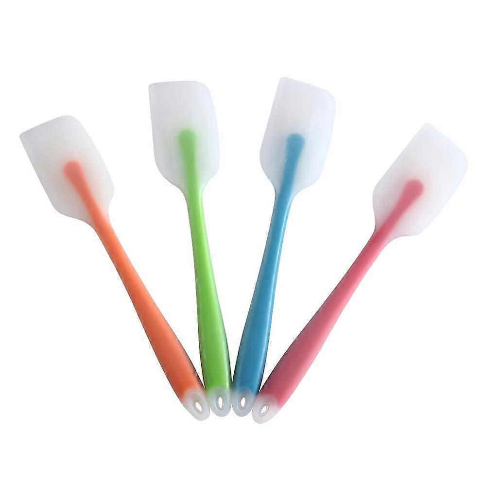 Silicone Spatulas Set of 4, Heat Resistant to 450°C, Flexible with Stainless Steel Core, Food Grade and BPA Free, Dishwasher Safe
