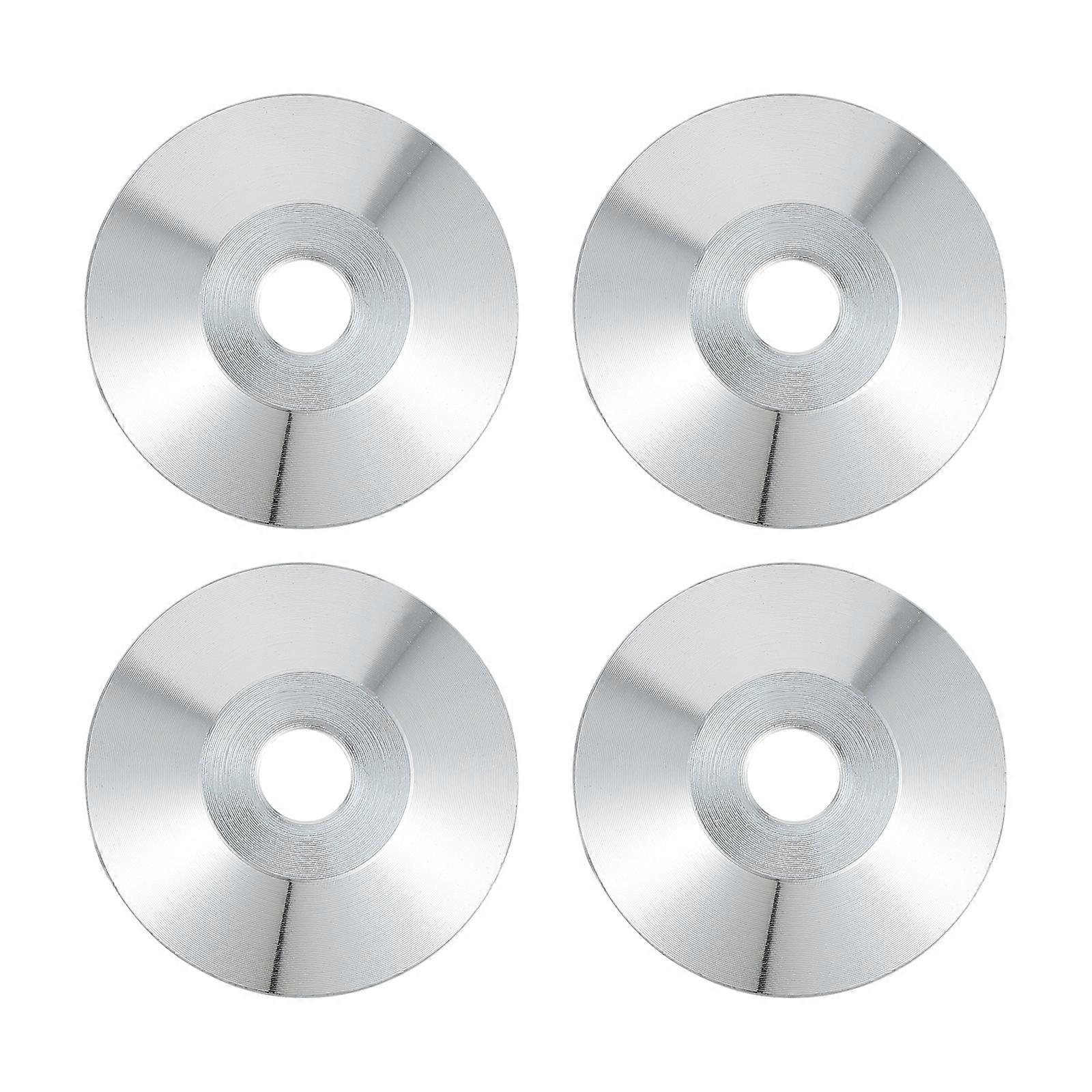 Speaker Isolation Stand with Durable Carbon Steel for Home Silver 4PCS Speaker Spike Pad